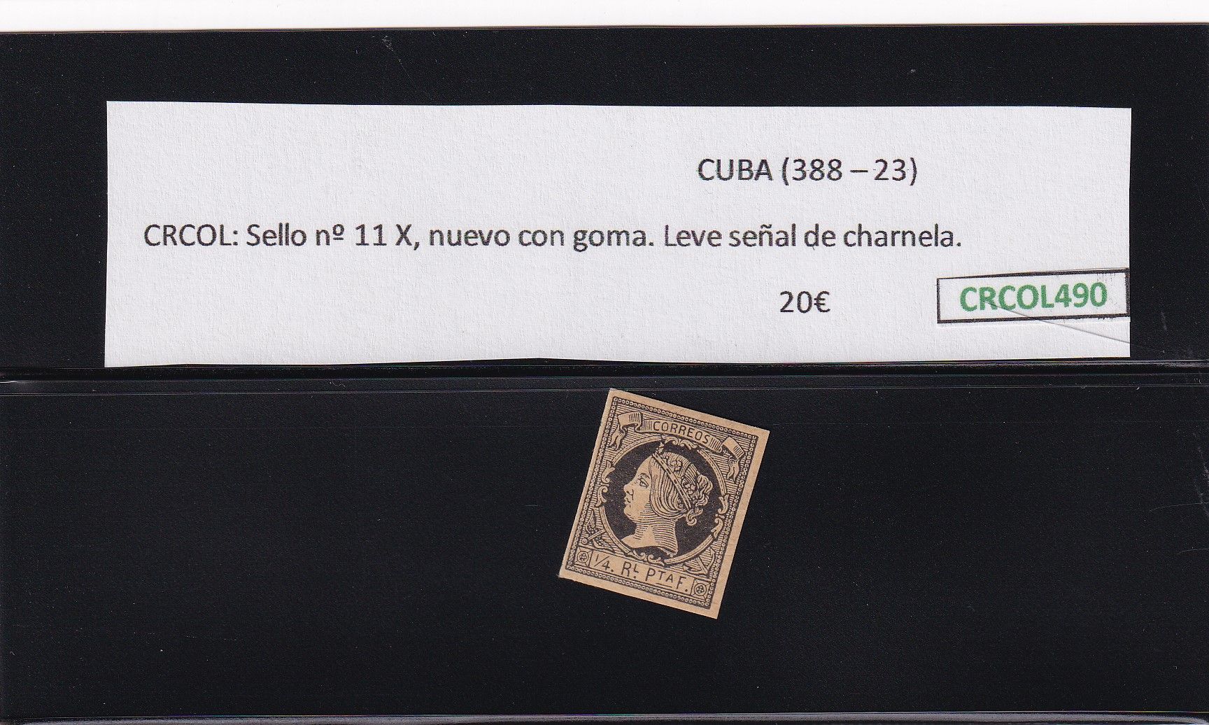 imagen-13-21165.jpg CRCOL490 SELLO CUBA Nº 11 VER DESCRIPCION EN FOTO - Imagen 1