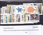 CRSEXT0510 SELLOS TEMA EUROPA AÑO COMPLETO 1986 XX SIN CHARNELA