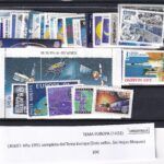 CRSEXT0515 SELLOS TEMA EUROPA AÑO COMPLETO 1991 XX SIN CHARNELA