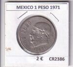 CR2386 MONEDA MEXICO 1 PESO 1971