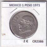 CR2386 MONEDA MEXICO 1 PESO 1971