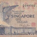 CRBX0786 BILLETE SINGAPUR 1 DÓLAR USADO