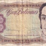 CRBX0795 BILLETE VENEZUELA 100 BOLIVARES 1992 BC