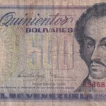CRBX0796 BILLETE VENEZUELA 500 BOLIVARES 1998 USADO