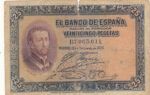 CRBS1110 BILLETE ESPAÑA 25 PESETAS 1928 USADO