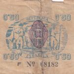 CRBL0250 BILLETE LOCAL ESPAÑA 1 PESETA MURCIA 1937 USADO