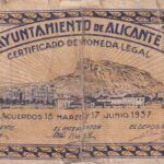 CRBL0279 BILLETE LOCAL ESPAÑA 1 PESETA ALICANTE BC