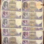 CRBS1525 LOTE 13 BILLETES ESPAÑA 100 PESETAS 1931 MBC