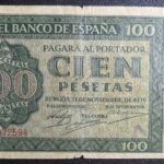 CRBS1526 BILLETE ESPAÑA 100 PESETAS 1936 BC