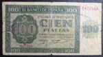 CRBS1526 BILLETE ESPAÑA 100 PESETAS 1936 BC