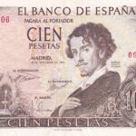 CRBS1536 BILLETE ESPAÑA 100 PESETAS 1965 SIN SERIE EBC