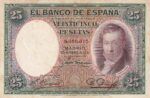 CRBS1659 BILLETE ESPAÑA 25 PESETAS 1931 BC