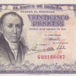 CRBS1673 BILLETE ESPAÑA 25 PESETAS 1946 SERIE G MBC+