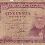 CRBS1681 BILLETE ESPAÑA 50 PESETAS 1951 SERIE A MC USADO