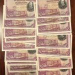CRBS2837 LOTE 20 BILLETES ESPAÑA 50 PESETAS 1928 SERIE C EBC