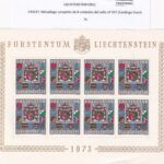 CRSEXT0560 SELLOS LIECHTENSTEIN Minipliego completo  8 unid sello nº 537