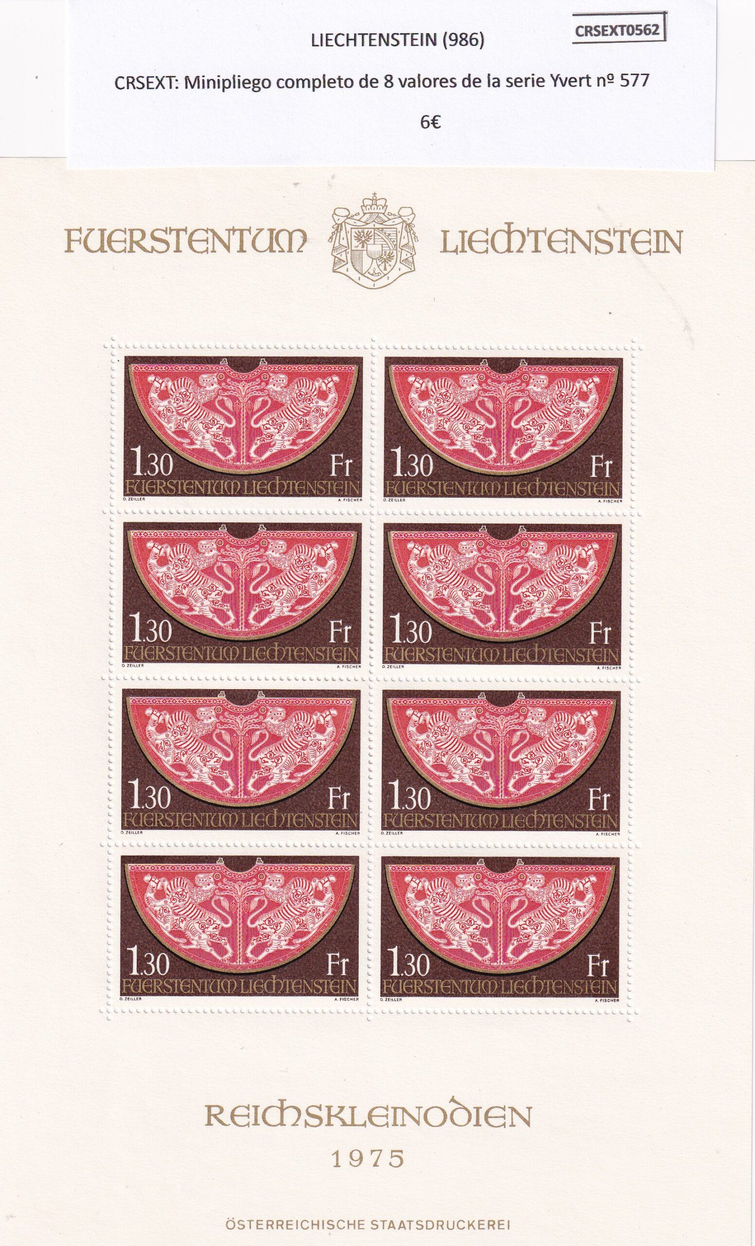 imagen-13-22461.jpg CRSEXT0562 SELLOS LIECHTENSTEIN Minipliego completo VER DESCRIPCION - Imagen 1