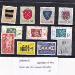 CRSEXT0573 SELLOS LIECHTENSTEIN Año 1965 completo. Solo sellos.