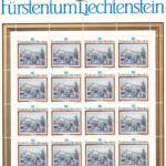 CRSEXT0590 SELLOS LIECHTENSTEIN Minipliego completo de 20 UND  serie 762/4.