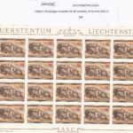 CRSEXT0593 SELLOS LIECHTENSTEIN Minipliego completo de 20 UND  serie 809/11