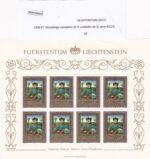 CRSEXT0594 SELLOS LIECHTENSTEIN Minipliego completo de 8 UND serie 822/4