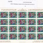 CRSEXT0595 SELLOS LIECHTENSTEIN Minipliego completo de 20 UND serie 831/3