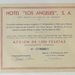 L064 ACCION ANTIGUA HOTEL LOS ANGELES SA VER FOTO