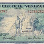 CRBX0836 BILLETE VENEZUELA 5 BOLIVARES 1966 EBC