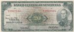 CRBX0860 BILLETE VENEZUELA 20 BOLIVARES 1966 MBC