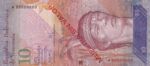 CRBX0897 BILLETE VENEZUELA 10 BOLIVARES 2007 MUESTRA SIN VALOR SIN CIRCULAR