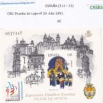 CRS850 SELLOS ESPAÑA Prueba de Lujo nº 29. Año 1993 NUEVOS