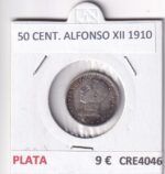 CRE4046 MONEDA ESPAÑA 50 CENTIMOS ALFONSO XIII 1910
