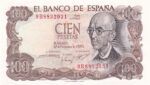 CRBP0022 BILLETE ESPAÑA 100 PESETAS 1970 SERIE 9B SIN CIRCULAR