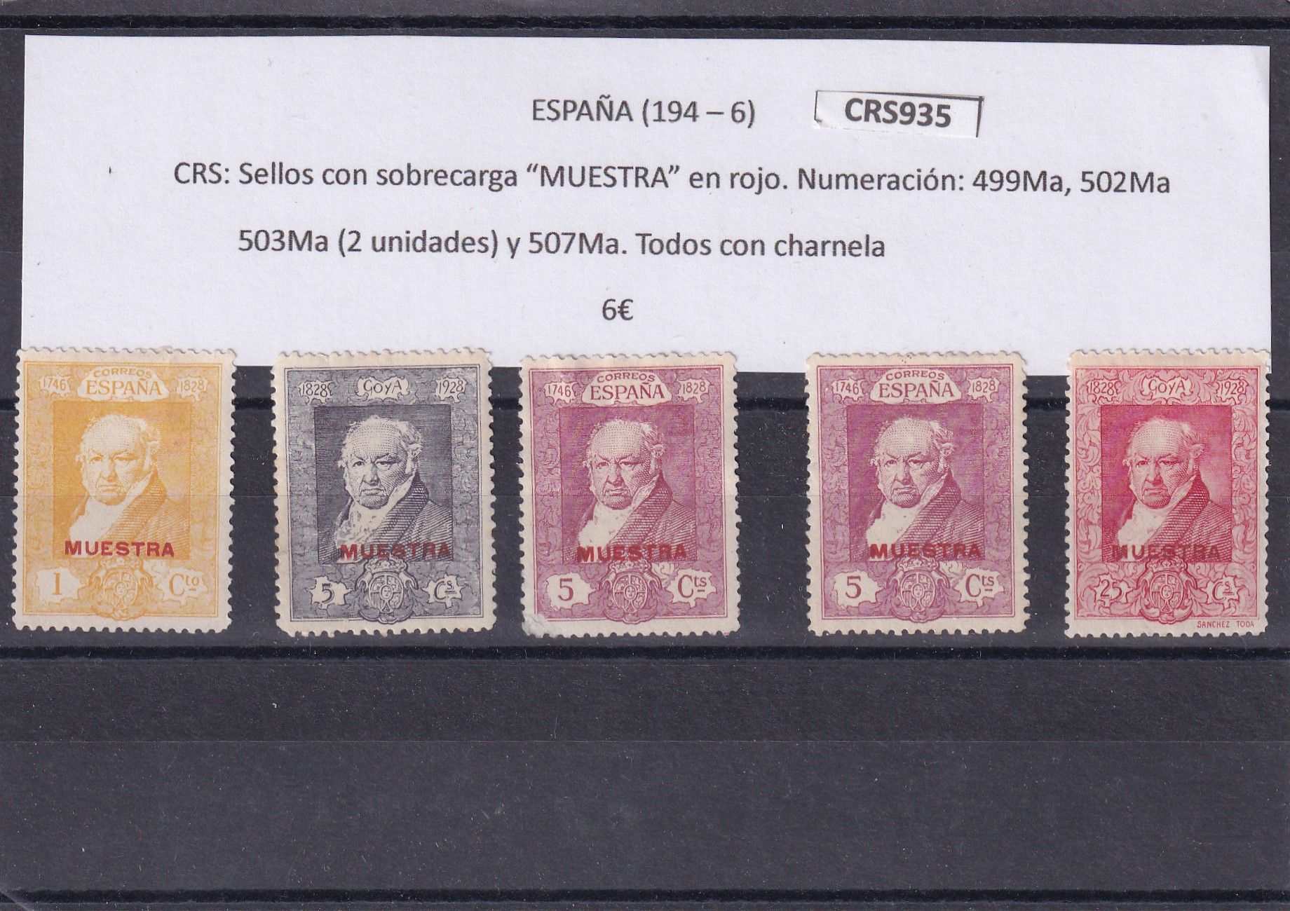 imagen-13-23159.jpg CRS935 SELLO ESPAÑA Num. 499Ma, 502Ma 503Ma Ver descripción en foto - Imagen 1