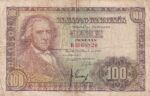 CRBS2157 BILLETE ESPAÑA 100 PESETAS 1948 SERIE B BC