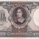 CRBS2167 BILLETE ESPAÑA 1000 PESETAS 1940 SERIE A MBC