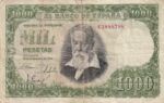 CRBS2169 BILLETE ESPAÑA 1000 PESETAS 1951 SERIE C BC+