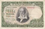 CRBS2204 BILLETE ESPAÑA 1000 PESETAS 1951 SERIE A MBC