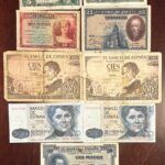 CRBL0404 LOTE 9 BILLETES ESPAÑA DIFERENTES VER FOTO