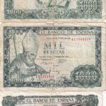 CRBL0408 LOTE 3 BILLETE ESPAÑA 1000 PESETAS DIFERENTES USADOS VER FOTO
