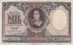CRBS2567 BILLETE ESPAÑA 1000 PESETAS 1940 SERIE A MBC
