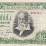 CRBS2570 BILLETE ESPAÑA 1000 PESETAS 1951 SERIE B BC+