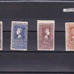 CRS1083 SELLOS ESPAÑA Nº CAT 1075-6 Y 1079-80 CON CHARNELA