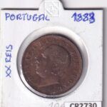 CR2730 MONEDA PORTUGAL XX REIS 1883