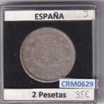 CRM0629 FICHA ESPAÑA 2 PESETAS