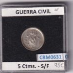 CRM0631 FICHA GUERRA CIVIL 5 CENTIMOS S/F