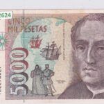 CRBS2624 BILLETE ESPAÑA 5000 PESETAS 1992 SERIE 1L S/C-