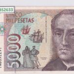 CRBS2633 BILLETE ESPAÑA 5000 PESETAS 1992 SERIE 1N SIN CIRCULAR