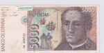CRBS2634 BILLETE ESPAÑA 5000 PESETAS 1992 SERIE 1N S/C-