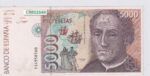 CRBS2644 BILLETE ESPAÑA 5000 PESETAS 1992 SERIE 1S SIN CIRCULAR